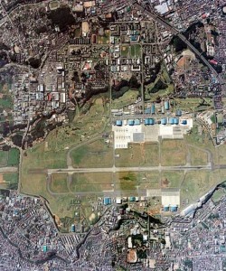 Satellite view in Air Terminal at Atsugi, Japan