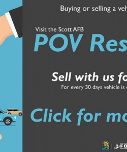 POV Resale Lot Banner in Illinois, Scott AFB