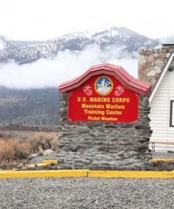 mountain warfare training center- sign