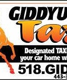 GiddyUp Saratoga Taxi- 1