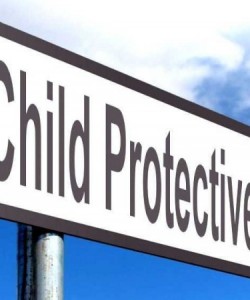 Child Protective Services Signage in Everett, Washington