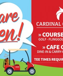 Cardinal Café Banner in Illinois, Scott AFB