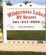 Wilderness Lakes RV Resort texas-sign