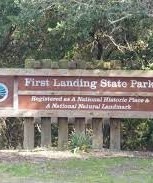 first landing state park virgini- sign