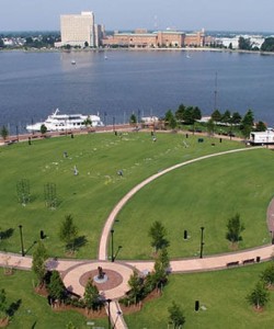 Town Point Park in Norfolk