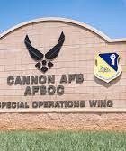 cannon air force base- sign