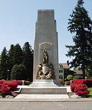 91st Division Monument- washington states-flower