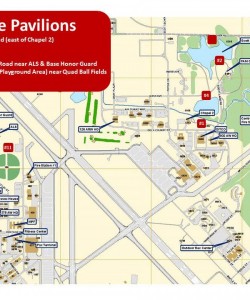 Base Pavilion Map in Illinois, Scott AFB