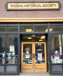 Tacoma Historical Society Front Door in Washington State
