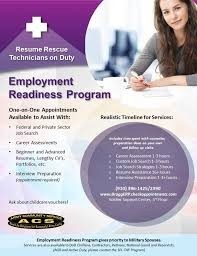 Employment Readiness Program- Fort Bragg-services