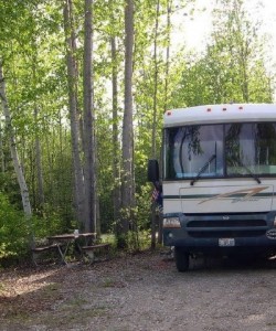 Bear Lake Campground in Eielson, Alaska