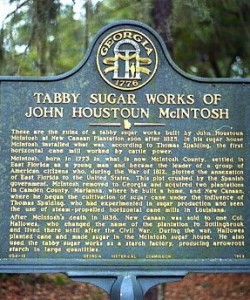Mcintosh Sugar Miill Tabby Ruins- story