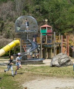Hachigamine Comprehensive Park- yellow slide