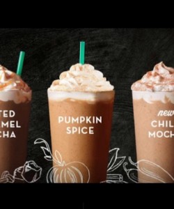 Starbucks Frappe whip cream in Coronado, California