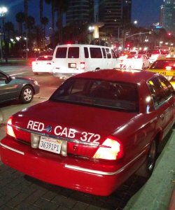 Red Cab of San Diego-traffic