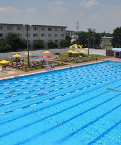 Outdoor Pool in Atsugi, Japan