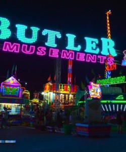 Butler Amusements Inc - travis afb- sign