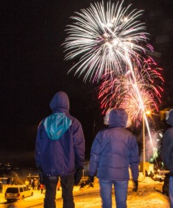 Fireworks in Eielson, Alaska