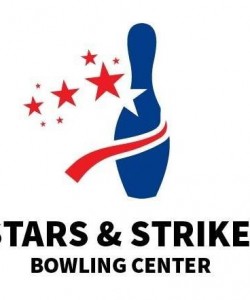 Stars and Strikes Bowling Center Logo in Illinois, Scott AFB