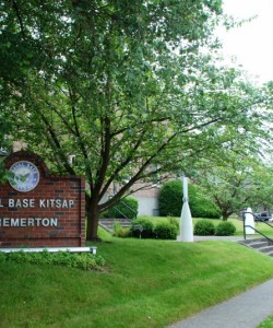 NBK Bremerton front gate in Washington, U.S