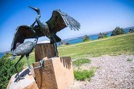 Grand Caribe Shoreline Park-bird statue