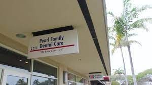 pearl family dental care -entrance
