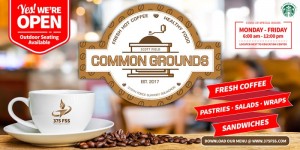Common Grounds Banner in Illinois, Scott AFB