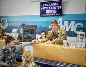 Ramstein AMC Terminal in Germany