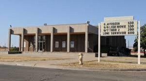 Independence Cinema-Beale AFB-movie sign