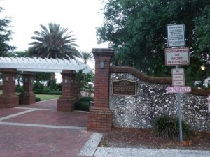 HOWARD GILMAN WATERFRONT PARK- entrance