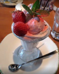 Strawberry Ice cream in Yokosuka, Japan