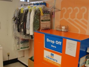 Dry Cleaning Drop off area