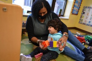 Teacher and Child Playing in Colorado, Colorado Springs