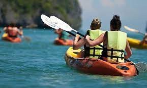 pacific coast kayak tours-double paddle