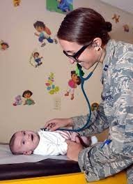 Pediatrics- Ellsworth AFB- baby having check up Pediatrics- Ellsworth AFB- baby having check up