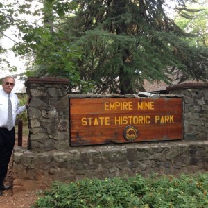 Empire Mine State Park-beale afb-sign