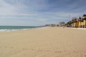 Playa Beach in Rota, Spain