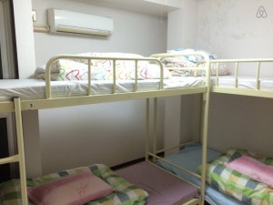 大阪市内!奈良、京都、神戸までのアクセス良好!2部屋6人のドミトリー!