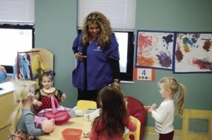 Teacher and the Children in Kentucky, Fort Campbell