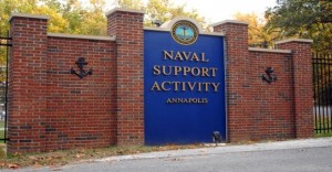 NSA Front Gate in Annapolis, U.S