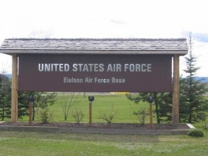 Eielson Air Force Base-sign