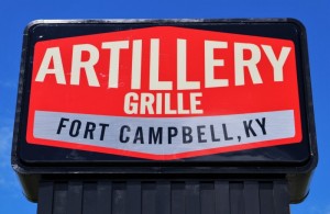 Artillery Grille Signage in Kentucky, Fort Campbell