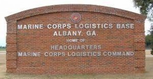 marine corps logistics base albany-sign