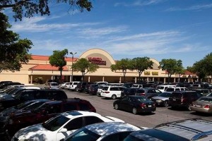 Tradewind Shopping Center Facade in Pensacola, florida