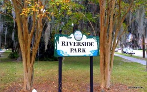 Riverside Park Signage in Jacksonville, Florida