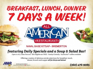 All American Restaurant Advetisement in Bremerton, Washington All American Restaurant Advetisement in Bremerton, Washington