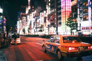 Taxi Cab in Sasebo, Japan