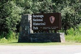 SARATOGA NATIONAL HISTORICAL PARK- sign