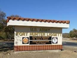 Fort Hunter Liggett sign
