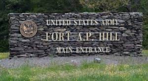 ARMY GARRISON FORT A.P. HILL-sign